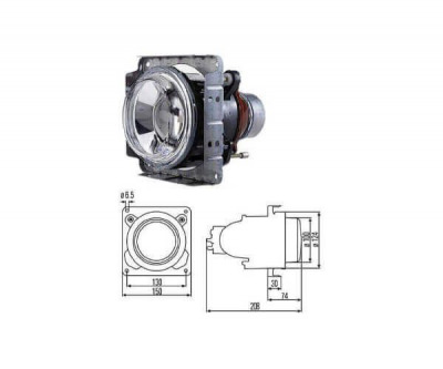 Hella 100мм, 1 шт Стекло для фары, артикул 1KL007834027 - вид 9 миниатюра