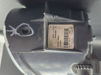 NISSAN Qashqai J10, Teana J32, Juke F15E и др., Infiniti G37,  M35 M45, Q60,  QX60, Renault Kangoo, Koleos, Mascott, Master. Стекло противотуманной фары. Л=П - вид 13 миниатюра